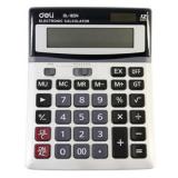 得力1654 12位太阳能双电源计算器（1台）