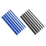 巨欣25mm 21孔10条装塑料装订胶圈（1捆）