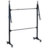 金文晋K-991 100*240cm伸缩折叠带轮白板架（1个）