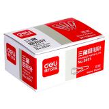 得力0051三角形回形针（1盒）