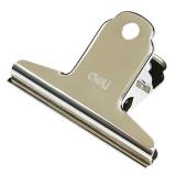 得力9532 102mm 3只装山形不锈钢票据夹（1包）