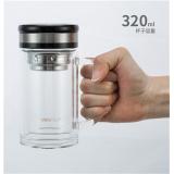 得力8989 320ml透明玻璃杯(1只）