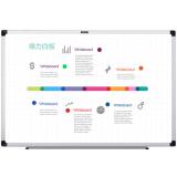 得力8744 600*900mm挂式磁性暗格线白板(1块)