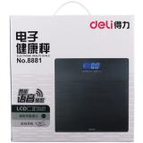 得力8881 300*300*25mm报音功能电子健康秤(1台)